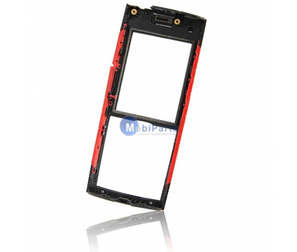 Carcasa fata Nokia X2-00 neagra rosie