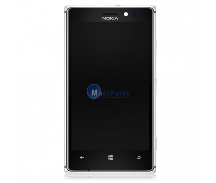 Display cu touchscreen si rama Nokia Lumia 925 argintie