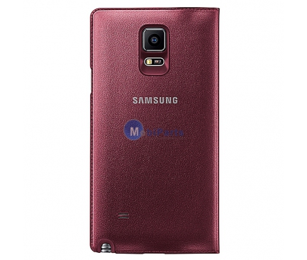 Husa piele Samsung Galaxy Note 4 N910 EF-NN910BR LED visinie Blister Originala