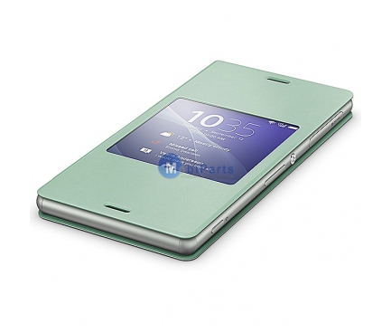 Husa piele Sony Xperia Z3 SCR24 verde Blister Originala