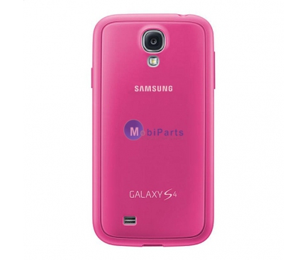 Husa plastic Samsung I9500 Galaxy S4 EF-PI950BPEGWW roz Blister Originala