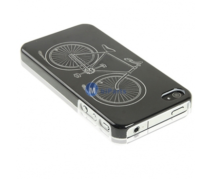Husa plastic Apple iPhone 4 Bicycle