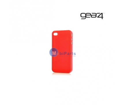Husa plastic Apple iPhone 4 Gear4 Thin Ice rosie Blister Originala