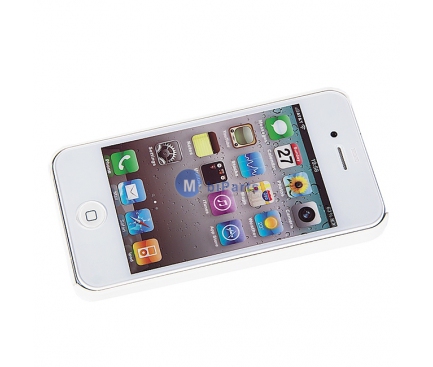 Husa plastic Apple iPhone 4S Jekod alba Blister Originala