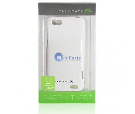 Husa plastic HTC One V Case Mate alba Blister Originala