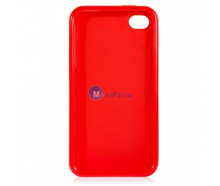 Husa silicon TPU Apple iPhone 4S rosie