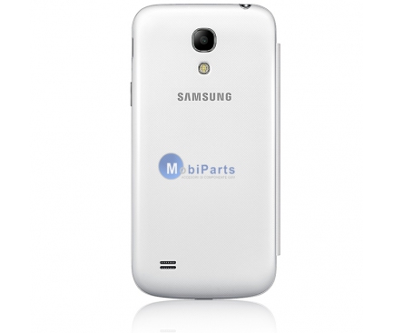 Husa piele Samsung I9190 Galaxy S4 mini EF-CI919BW S-View alba Blister Originala
