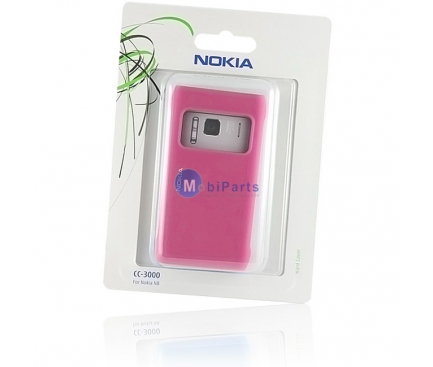 Husa plastic Nokia N8 roz Blister Originala