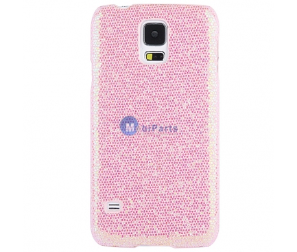 Husa plastic Samsung Galaxy S5 mini Duos G800 Gliter roz