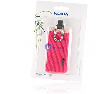 Husa textila Nokia C1-02 CP-516 ciclam Blister Originala