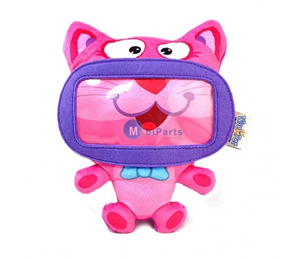 Husa textil telefon Wise Pet Mini Kitty roz Blister Originala