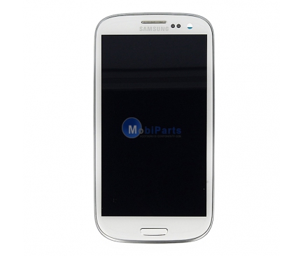 Display cu touchscreen si rama Samsung I9300I Galaxy S3 Neo alb