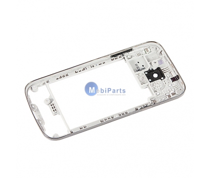 Carcasa mijloc Samsung I9190 Galaxy S4 mini argintie