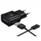 Incarcator retea cu cablu MicroUSB Samsung EP-TA20EBE, 1 x USB, Quick Charge, Negru