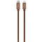 Cablu Date si Incarcare USB-C - Lightning Goui Fashion, 18W, 1m, Maro G-FASHIONC94BR