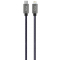 Cablu Date si Incarcare USB-C - Lightning Goui Fashion, 18W, 1m, Negru G-FASHIONC94BK