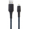 Cablu Date si Incarcare USB-A - Lightning Goui Tough, 18W, 1.5m, Bleumarin G-LC15-8PINBK