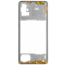 Carcasa Mijloc Samsung Galaxy A71 A715, Argintie (Prism Crush Silver)