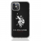 Husa pentru Apple iPhone 12 Pro Max, U.S. Polo, Shiny Big Logo, Neagra USHCP12LTPUHRBK