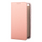 Husa Piele OEM Smart Magnet pentru Samsung Galaxy A20e, Roz Aurie