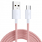 Cablu Date si Incarcare USB la USB Type-C SiGN Boost, 2 m, 3A, Roz SN-AUSBCP2M 