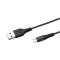 Cablu Date si Incarcare USB la MicroUSB Celly, 1 m, Antisoc, Negru USBMICRONYLBK 