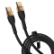 Cablu Date si Incarcare USB-C - USB-C 3MK Hyper Silicone, 100W, 2m, Negru