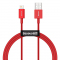 Cablu Date si Incarcare USB-A - Lightning Baseus Superior Series, 20W, 1m, Rosu CALYS-A09 