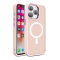 Husa MagSafe pentru Apple iPhone 15 Pro Max, OEM, Color Matte, Roz 