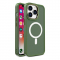 Husa MagSafe pentru Apple iPhone 15 Pro Max, OEM, Color Matte, Verde 