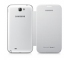 Husa piele Samsung Galaxy Note II N7100 EFC-1J9FW Flip alba Blister Originala