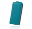 Husa piele Samsung Galaxy S6 edge G925 PLUS Flip turquoise