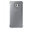 Husa plastic Samsung Galaxy S6 G920 Clear View EF-ZG920BSEGWW argintie Blister Originala