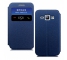 Husa piele Samsung Galaxy J1 Pudini S-View albastra Blister