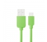 Cablu de date Samsung Galaxy Ace Style LTE Haweel Safe Charge 1m verde Blister Original