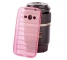 Husa silicon TPU Samsung Galaxy Ace 4 LTE G313 Strips roz