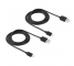 Set cablu de date Apple iPhone / iPad Lightning Haweel (2 bucati) Blister Original