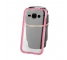 Husa plastic Samsung Galaxy J1 J100 Hybrid 3in1 neagra roz