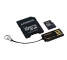 Card memorie Kingston MicroSDHC 8Gb si cititor card Blister