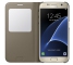 Husa Samsung Galaxy S7 G930 S-View EF-CG930PFEGWW aurie Blister Originala