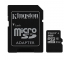 Card memorie Kingston MicroSDHC 8Gb Clasa 10 UHS-1 Blister