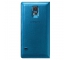 Husa piele Samsung Galaxy S5 G900 EF-WG900BE albastra Blister Originala