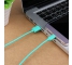 Cablu date USB - USB Type-C Usams U-Gee turquoise Blister Original
