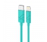 Cablu de date Apple iPhone 5 Usams U-Gee turquoise