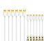 Set cablu de date Allview Viper V1 Tronsmart Gold MUPP9 (6 bucati) alb Blister Original