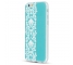 Husa silicon TPU Apple iPhone 6 Henna Lace turquoise