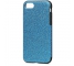Husa silicon TPU Apple iPhone 7 Soft Glitter Albastra