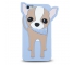 Husa silicon TPU Apple iPhone 6 3D Doggy Albastra