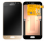 Display - Touchscreen Samsung Galaxy J1 (2016) J120, Negru Auriu, Service Pack GH97-18224B