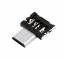 Set Mini Adaptor OTG microUSB-USB Pofan P16 (2 bucati) argintiu Blister Original